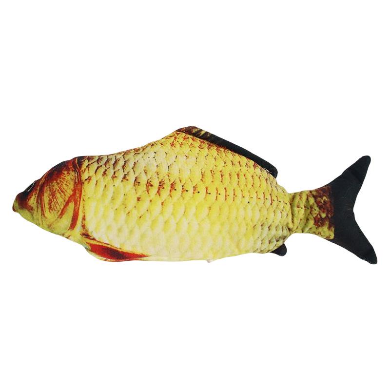 

Electric Cat Toy Fish: Jumping & Wiggling USB-Rechargeable Plush with Catnip
