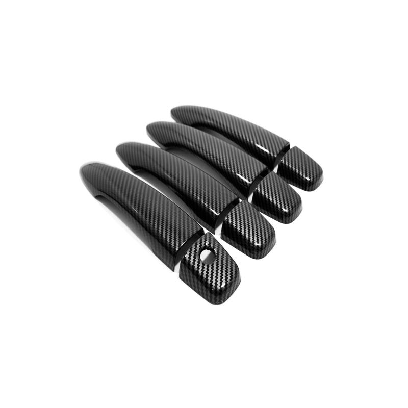 For Nissan Note E13    ABS carbonfiber Exterior Side Door Handle door Bowl sticker Cover Trim External accessories