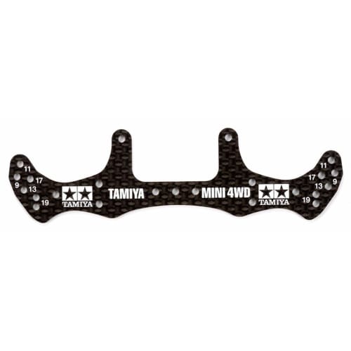TAMIYA Mini 4WD Grade Up Parts Series No.499 GP.499 HG Carbon Rear Wide Stay 1.5mm 15499