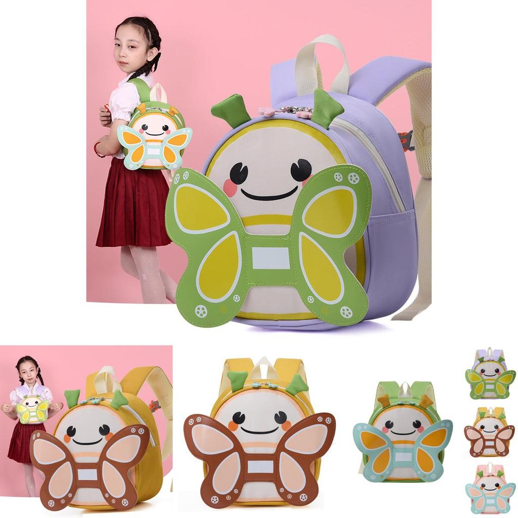 Adorable Cartoon Nylon Backpack For Toddlers Lightweight And Comfortable Design
