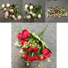 Floral Camellia Arrangement Decor Silk Flowers Weddings Photography Props