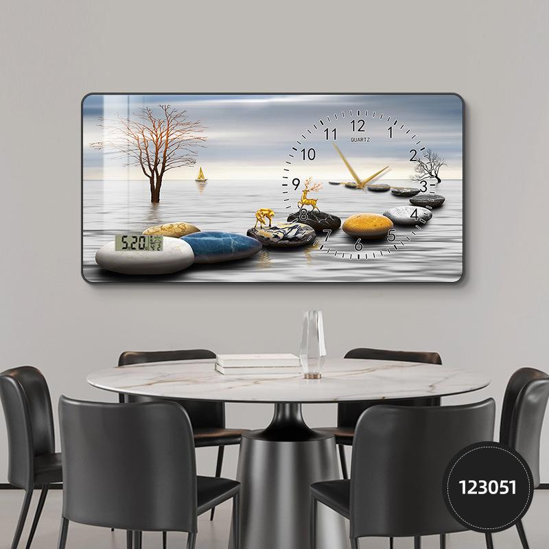 

Часы Настенные часы Вечный календарь Электронные часы Настенные Современные Минималистичные Ресторан Декоративная картина Подвесные часы Happiness has a way