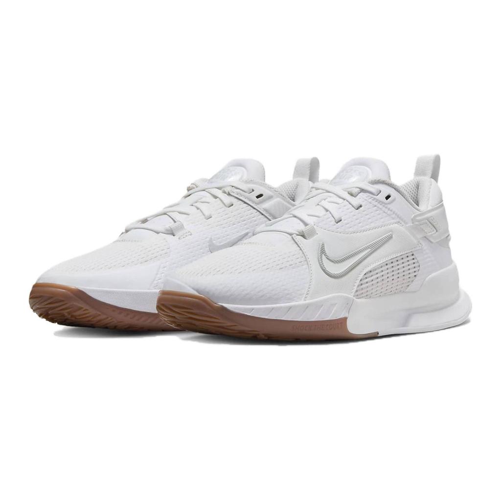 Nike Crosscourt White Gum Medium Brown Pure Platinum (GS) Kids Sneakers FN2231-100