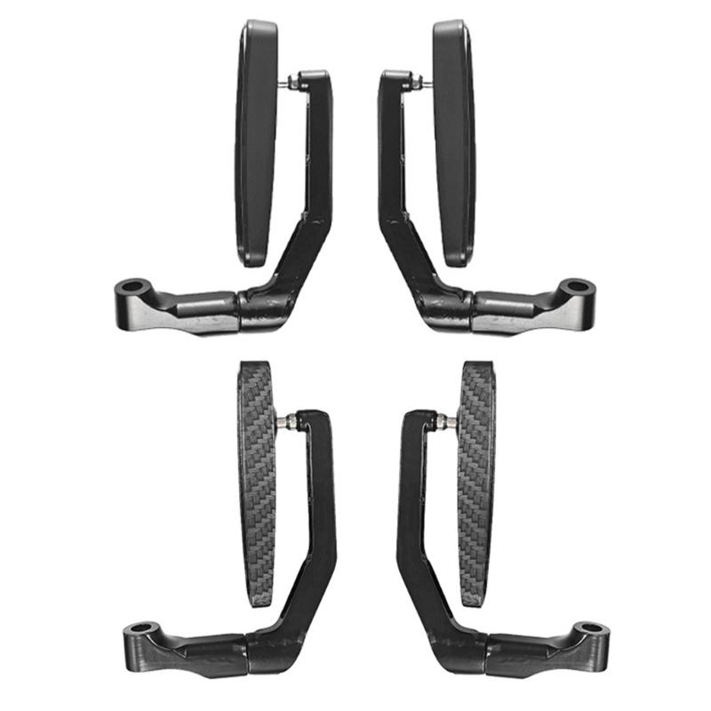 ATV Accessory Rear View Glass 8mm 10mm Thread Handlebar Mount Clamp Auxiliary Glass for ATV Motorcycle Scooters