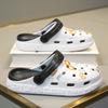 New printed hole shoes children's garden shoes EVA boys and girls indoor slippers outer wear baby sandals men