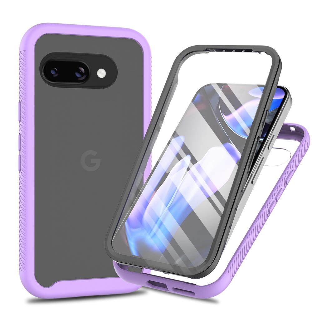 

For Pixel 10A Shockproof Clear Phone Case, Built in Screen Protector Full Body Protection Rugged Cover for Google Pixel 10A PC TPU&Case & Screen Protector&Google Pixel 10a