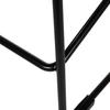 Molly BAR CHAIR black METAL modern