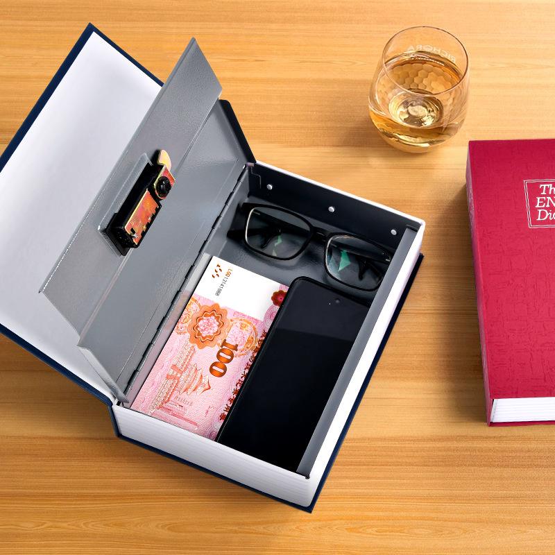 Creative Simulated Book Hidden Cash Savings Jar for Home or Study Room