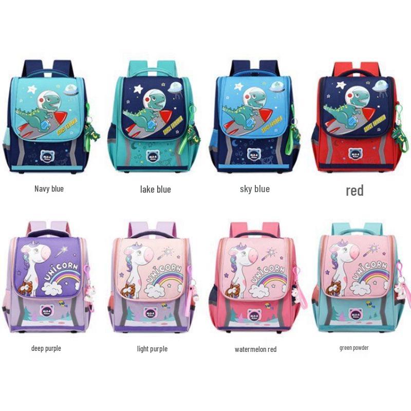 Lightweight Cartoon Backpack for Kids 3-6, Spine Protection, Available In Large, Medium, Small for Boys & Girls