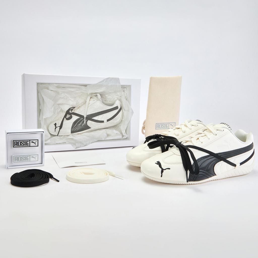 Rosé x Puma  Speedcat Premium Warm White Women Sneakers Cream Black 404390-01