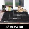 Olanly Inside Front Doormats Low Profile Entryway Rugs Absorbent Outdoor Rug Heavy Duty Non-Slip Washable Welcome Mat Rubber Mat