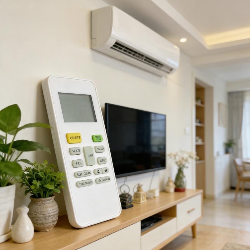 Ergonomically Remote Controller Intelligent Energy Saving Mode for RG52A8 BGEF Air Conditioner Remotes Comfortable Use