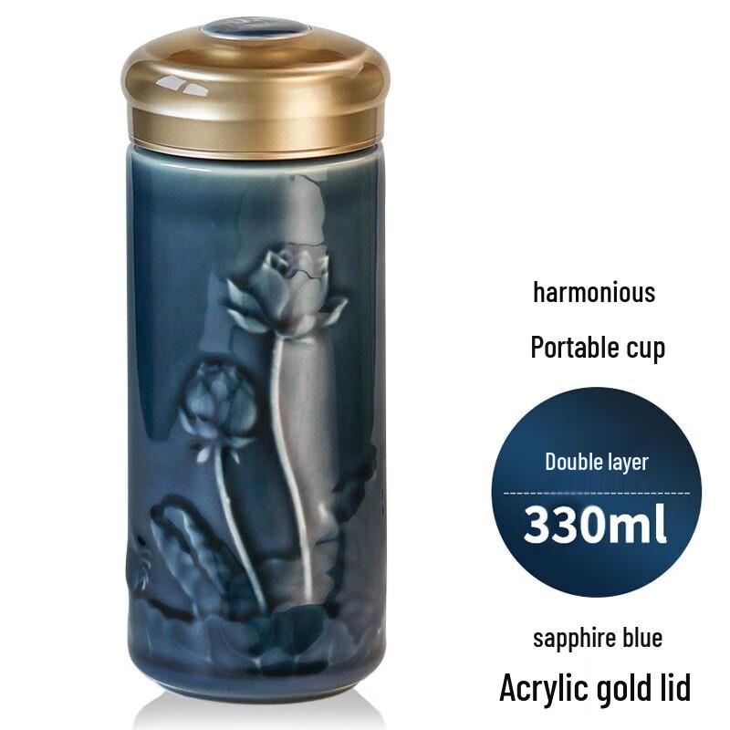 DR.LIVING CERAMICS Harmonic Water & Tea Ceramic Cup