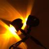 2pcs Motorcycle Turn Signals Indicator Light Retro Bullet Flashers LED 12v Lamp Chrome Black Brake Running Lights Accessories