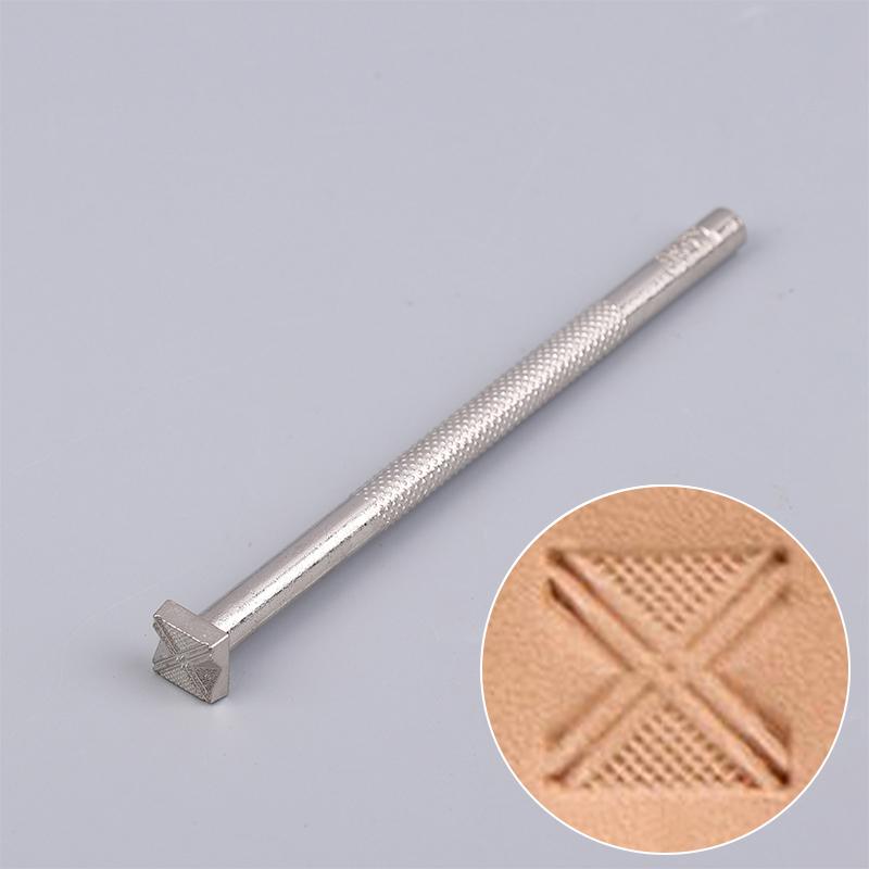 1/2Pcs Leather Stamping Metal Punch Diy Leather Carving Tools Stamp Wax Leather Craft Punch Stamps
