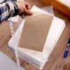 100pcs A4 PP Punched Punch Pockets Folders Filing Wallets Sleeves Bag Transparent 0.04mm