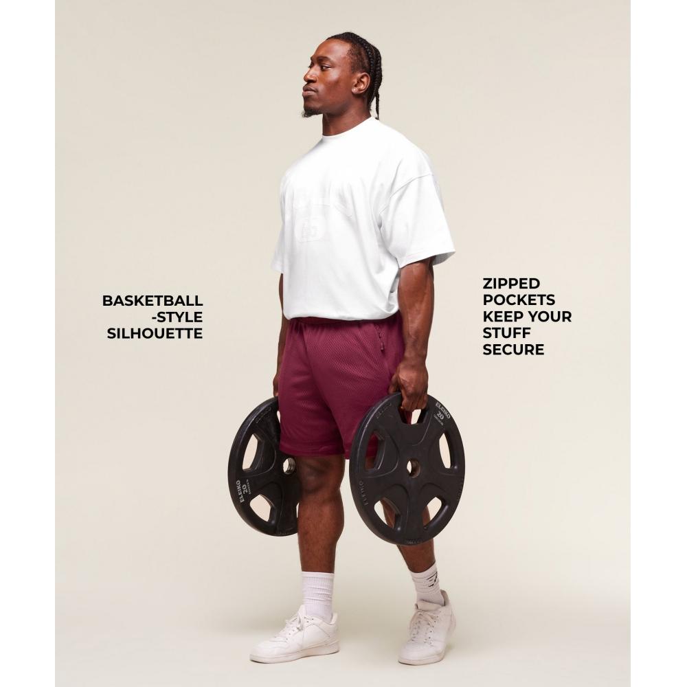 Gymshark Varsity Mesh Shorts Strong Pink A1c1i Kcpv