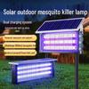 Solar Powered Outdoor Mosquito and Fly Killer Lamp