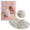 [RMY.H] Neugeborenen Foto Kostüm, Baby Schlafkunst, Baby Cosplay, Neugeborenen Foto Zubehör, Neugeborenen Fotografie Shooting, Baby Geschenk, 2-teiliges Set (Gelb)