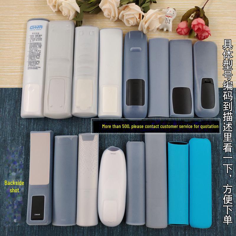 Funda protectora de silicona transparente para control remoto, antipolvo y anticaídas, para aire acondicionado, TV y decodificador