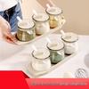 Elegant Glass Spice Jar Set with Lids - Sealed Kitchen Storage for Seasoning
