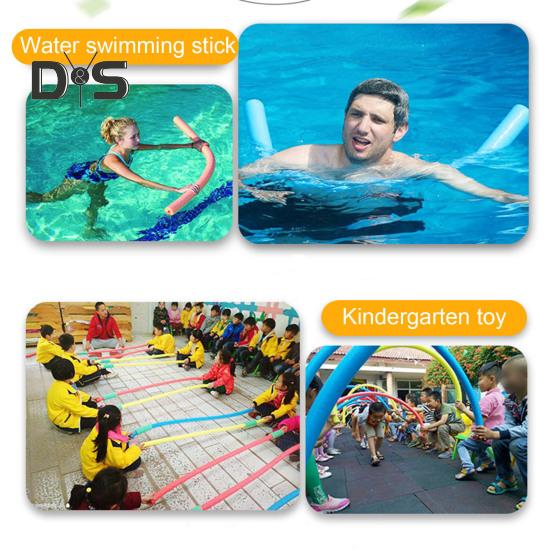 Schaumstoff-Poolnudeln, hohle Schwimmnudeln, schwimmendes Schaumstoffrohr, Poolspielzeug für Schwimmtraining, Bastelprojekte