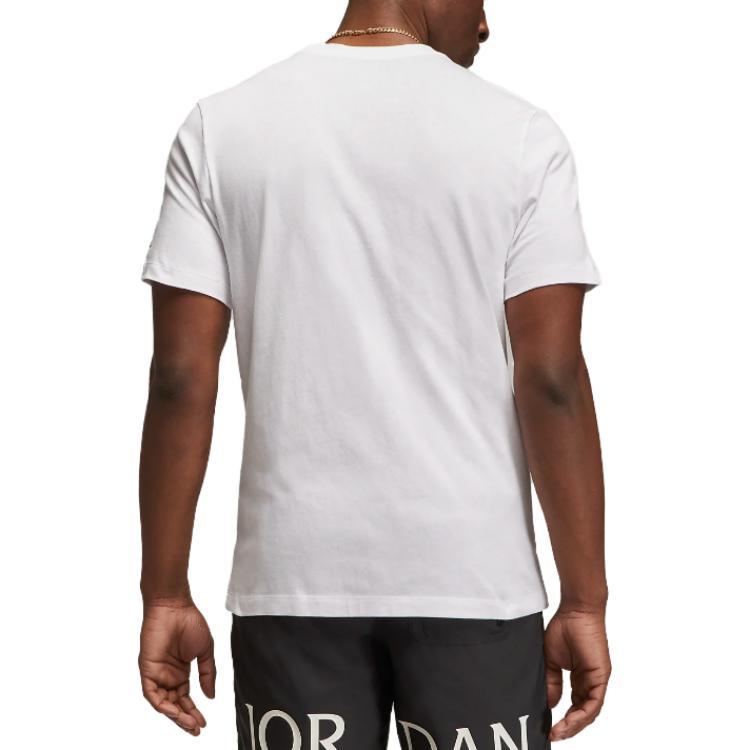 Jordan Air Spellout S/S T-shirt White Men Streetwear DM3182-100