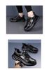 Men's Trendy Thick Sole Cowhide Skate Shoes - Height Increasing Casual Sports Shoes