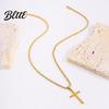 Dainty Pendant Necklace for Men Women Titanium Steel Cuban Chain