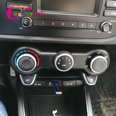 Color My Life Аксессуары для Kia Rio K2 KX Cross для Hyundai Solaris 2017-2025 Ручки кондиционера Переключатели управления температурой