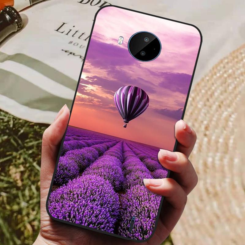 For Nokia C20 Case Soft TPU Silicone Cartoon Back Cover for Nokia C20 Plus Phone Cases TPU Black Bumper for NokiaC20 C 20 Plus