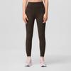 SAUCONY Solid Low Waist Casual Comfortable Sports Pants Women Pants Oak-Brown SC1249008DY-CO47