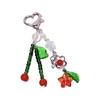 Elegant Cherry Style Keyring And Bag Embellishment Bags Pendant Key Holder Decors Keychain For Adding Fun To Your Look