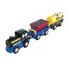 Small Train Wooden Track Electric Toy Simon Engineering Car Children's Wooden Educational Assembled Toy Car