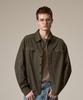 Laijeuaenbillou Utility Overshirt Summer Gabardine Olive