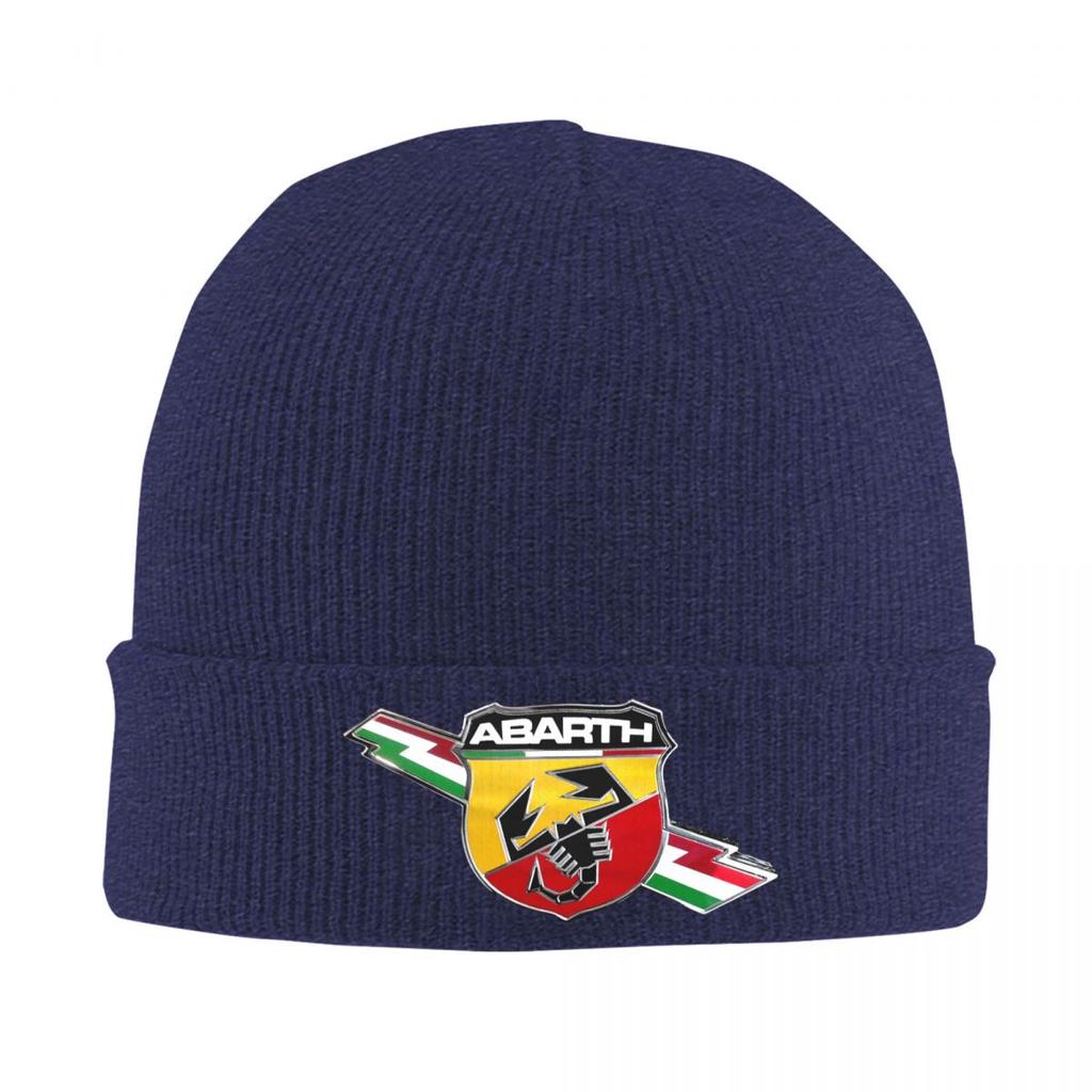 Abarth C Cool Print 9 Warm Knitted Cap Winter Knit Bonnet Hat Skullies Beanies Hip Hop Caps for Unisex
