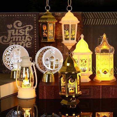 Eid Mubarak Ornaments Lantern Light Ramadan Decorations For Home 2025 Islamic Muslim Party Decor Ramadan Kareem EID Al Adha Gift