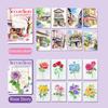 Exquisite folding watercolor painting, adult watercolor coloring book and coloring book set