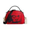 X Disney X Keith Haring Collaboration Serena 21 Mickey Mouse Print Zipper Detachable Shoulder Strap Pebble Leather Handbag C6977-IMRGO
