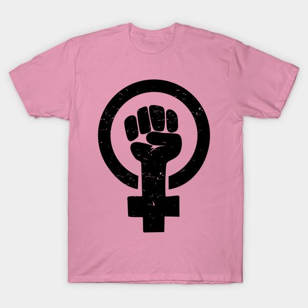 T Shirt Women Feminist Raised Fist Distressed Harajuku Print Kawaii Tshirt Summer Short Sleeve Female T-Shirt Top Tee