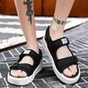 Summer New Men's Sandals Korean Edition Trend Fashion Outdoor Leisure Sports Beach Shoes Couple Sandals
