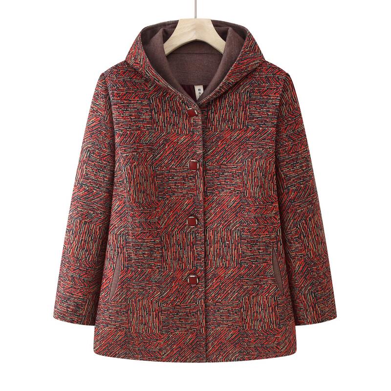 Women's Plus Size Hooded Jacket