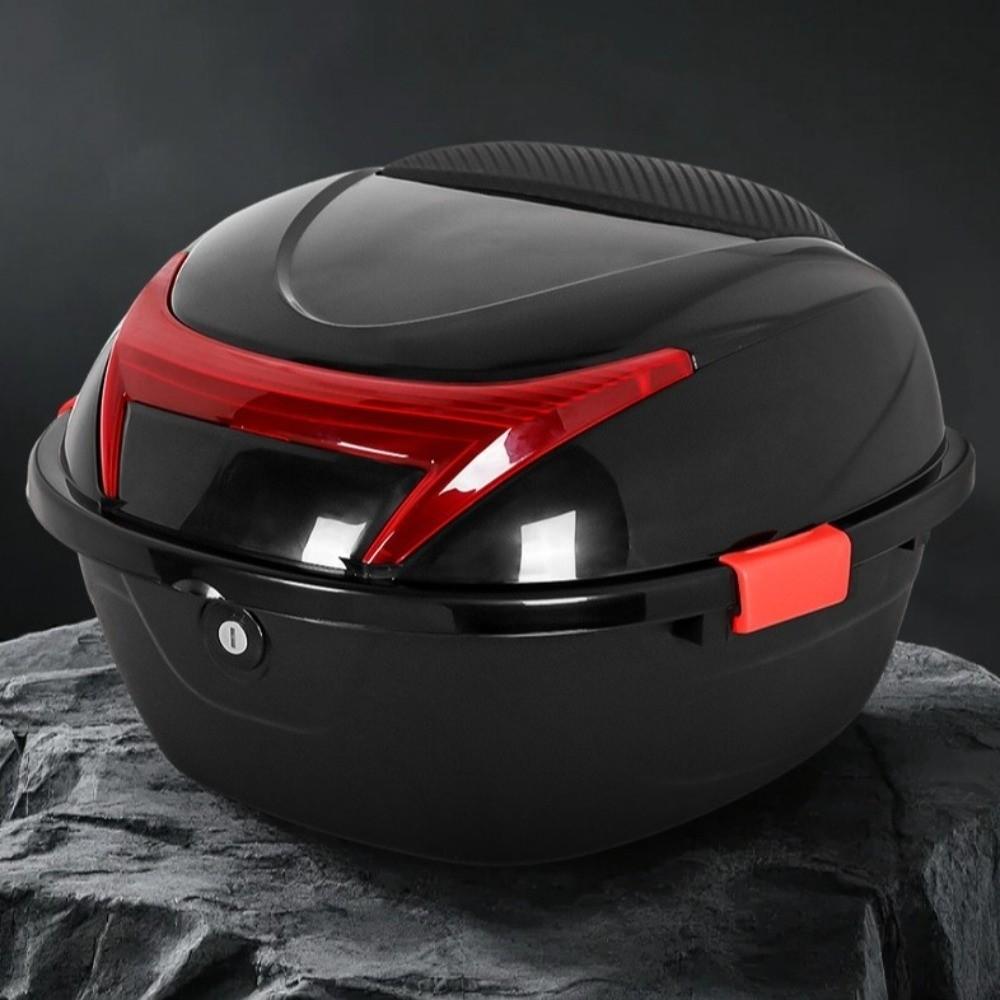 Plastic Motorcycle Trunk Lockable Electric Scooter Toolbox Universal Storage Case Commuting