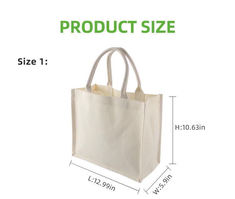 Экологичная 3D холщовая сумка-тоут с индивидуальным логотипом 1180₽