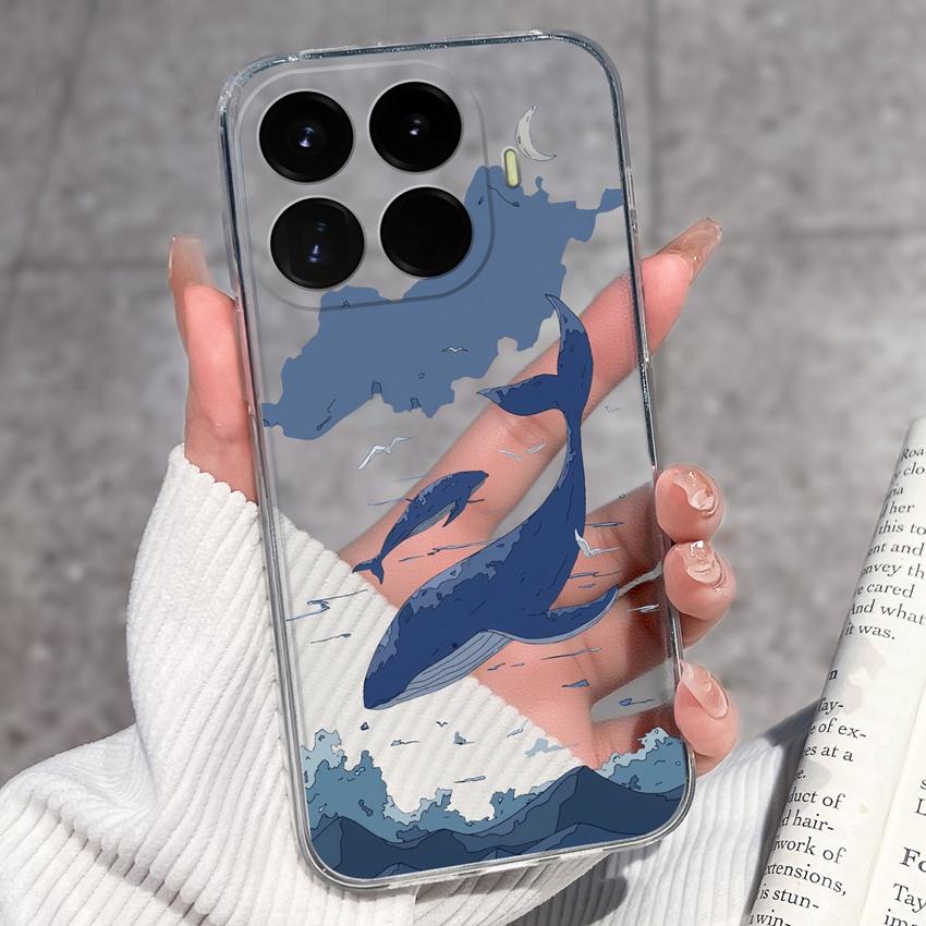 For Xiaomi 17T 17 Pro 17Max 17 Ultra Phone Case For Redmi 17C Redmi17 Lovely Bow Cartoon Lightweight Transparent TPU Bumper Scratch Resistance Housing