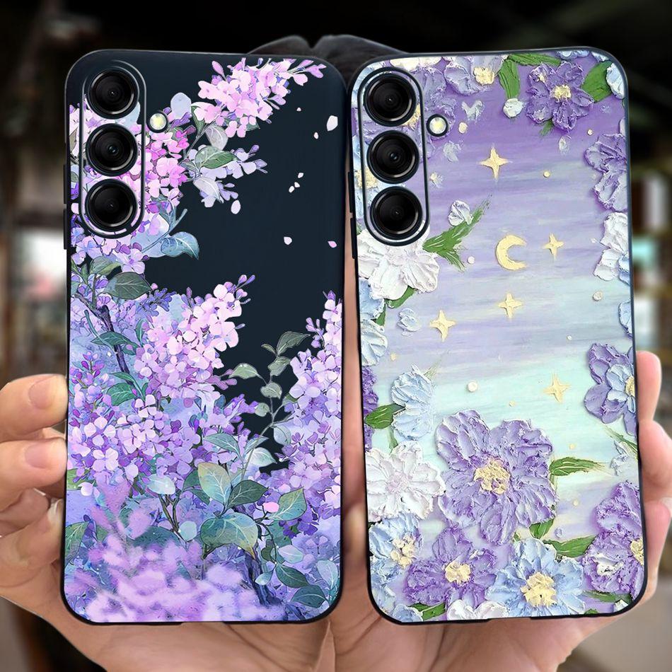 For Samsung Galaxy A25 5G Phone Case Samsung A25 2023 SM-A25B Fashion Moon Design Soft Silicon Back Cover