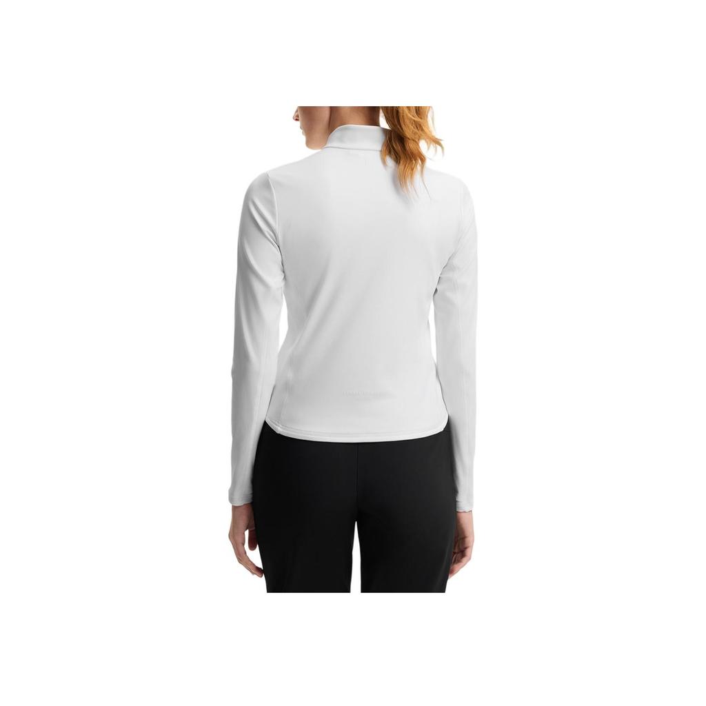 FILA Tennis Series Casual Solid Color Simple Basic Versatile Knit Long Sleeve Shirt Regular T-Shirt Women tops A11W513213FWT