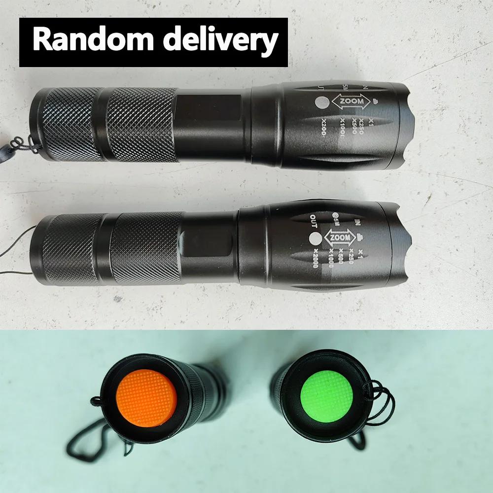 High Power Tactical T6 LED Flashlight 5 Modes Waterproof Zoom Torch Aluminum Alloy Portable Light for Camping Hiking Hunting