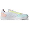Adidas Neo Hoops 2.0 Round Toe Comfortable Durable Low Top Basketball Shoes Women Sneakers White Pink Blue GY7528