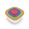 KitchenCook Ktup5c - Multicolour - Set of 5 Food Storage Boxes - Stackable - BPA Free
